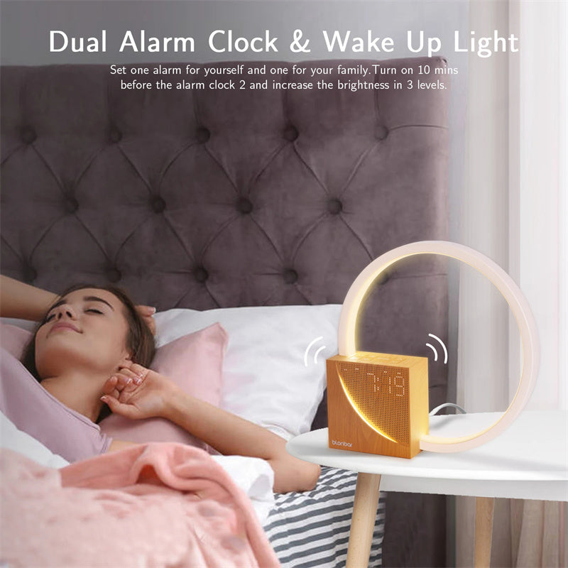 Alice™ Touch Table Lamp with Natural Sounds & Alarm Clock